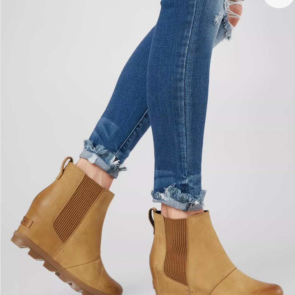 Sorel Joan of Arctic Wedge II Chelsea, Camel Brown, 7